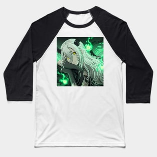 Demon girl resting Baseball T-Shirt